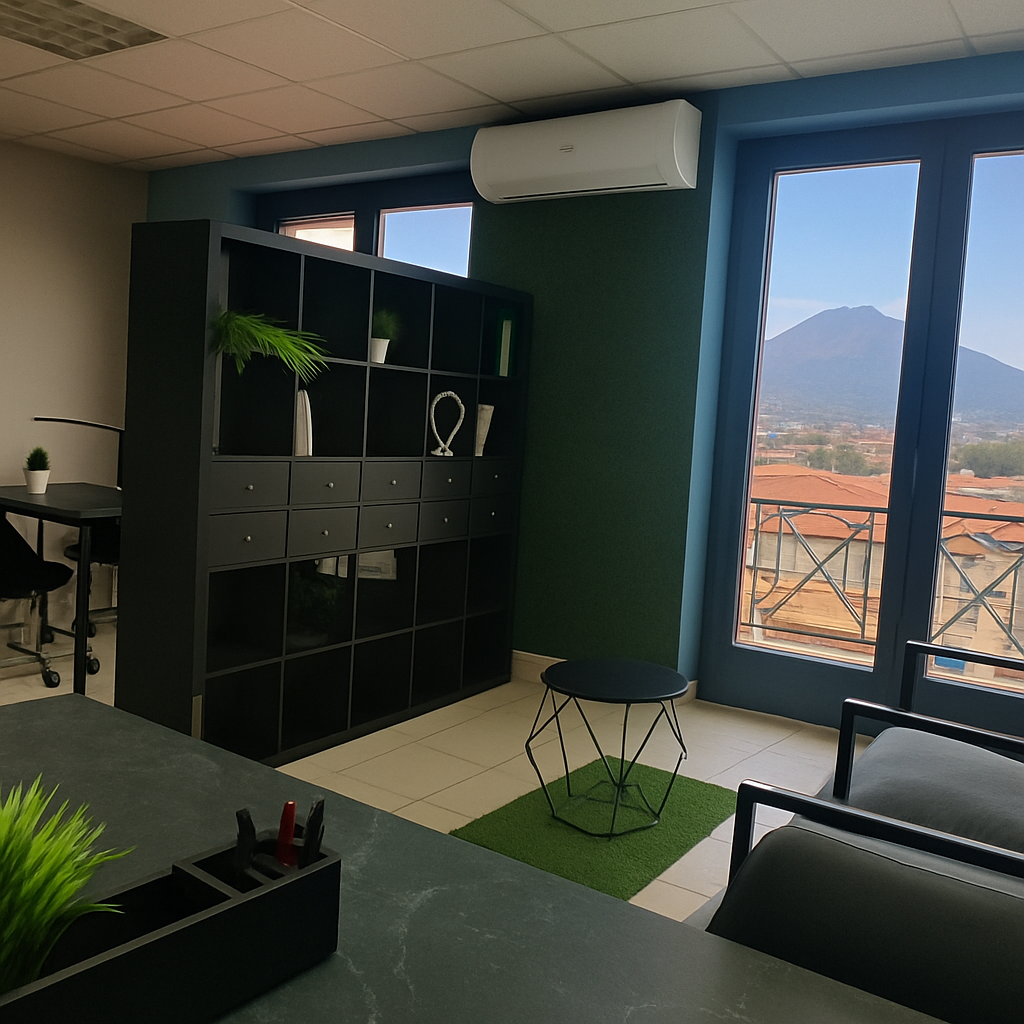 lavorare in estate all' ombra del vesuvio al coworking